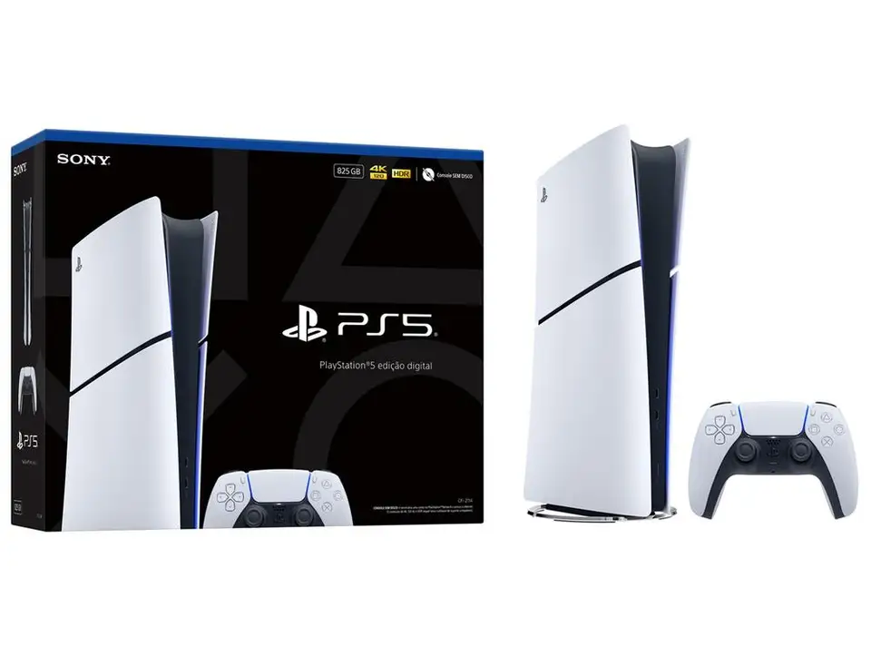 PlayStation 5 Digital Edition 825GB 1 Sony White Control - AliExpress