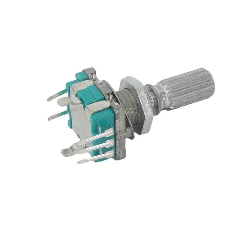 20 Position 360 Degree Rotary Encoder EC11 5Pin Long 15/20MM with Push Button Switch 5PCS/LOT