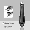 Nail Clippers Stainless Steel Sharpest Nail Cutter Duty Curved Edge for Adult Men Women Swing Out Nail Cleaner/File 2