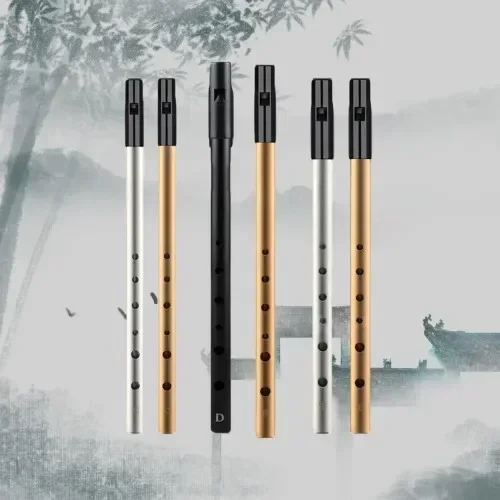 1pc Irish Whistle Flute Beginners Professionals C D Bb Key 6Hole Ireland Tin Penny Flute Instrument