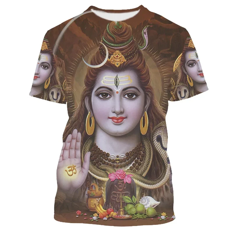 Hindu God Shiva Graphic T Shirt