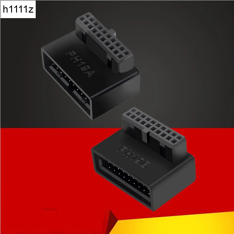 

NEW USB 3.0 19Pin/20Pin Male to Female Connector Header Adapter 90 Degree Converter Computer Accessories for Desktop Motherboard