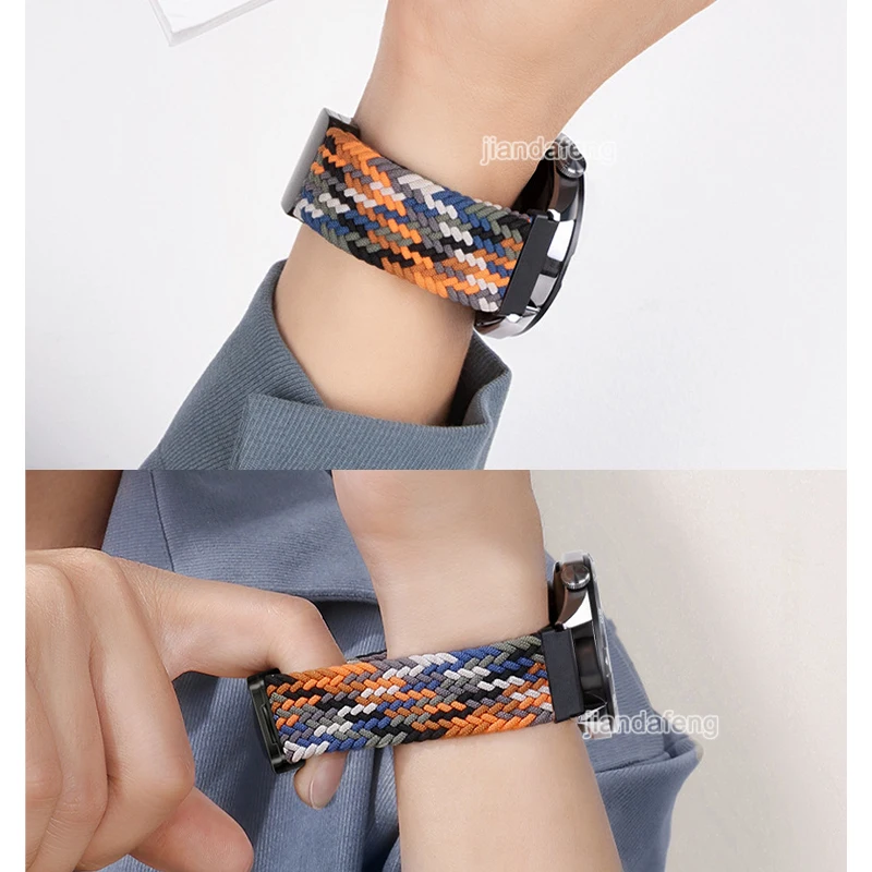 Woven Magnetic Buckle Nylon Wristband Strap
