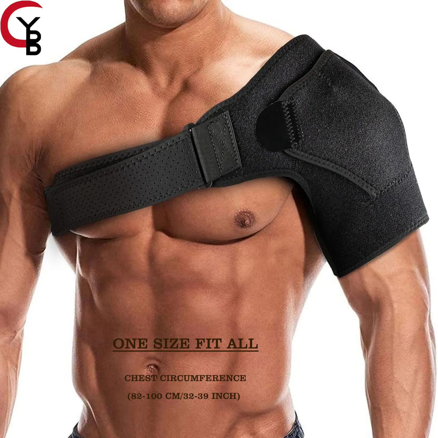 

Shoulder Brace Pain Relief Rotator Cuff Support Brace For Injuries&Tears, Joint Pain, Fixed Ice Pack Heated Pack for Men&Women