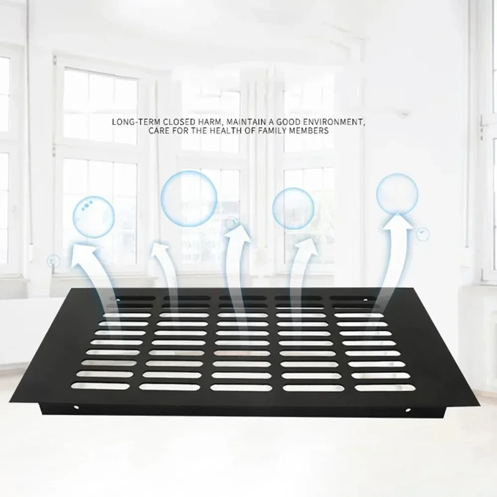 Air Vent Grille Household Wall Ventilation Cover 50*150-400mm Aluminum for Cupboard