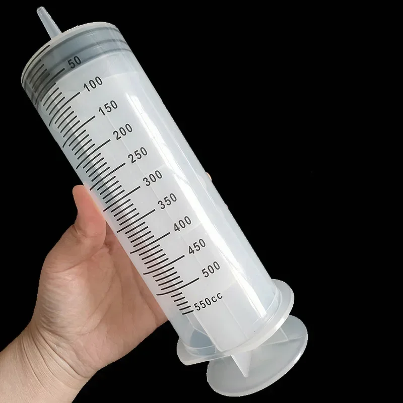 200ml-500ml Syringe Reusable Pump Pet Feeding Syringe Filling Plastic Syringe Nutrient Sterile Without Needle Watering Refilling