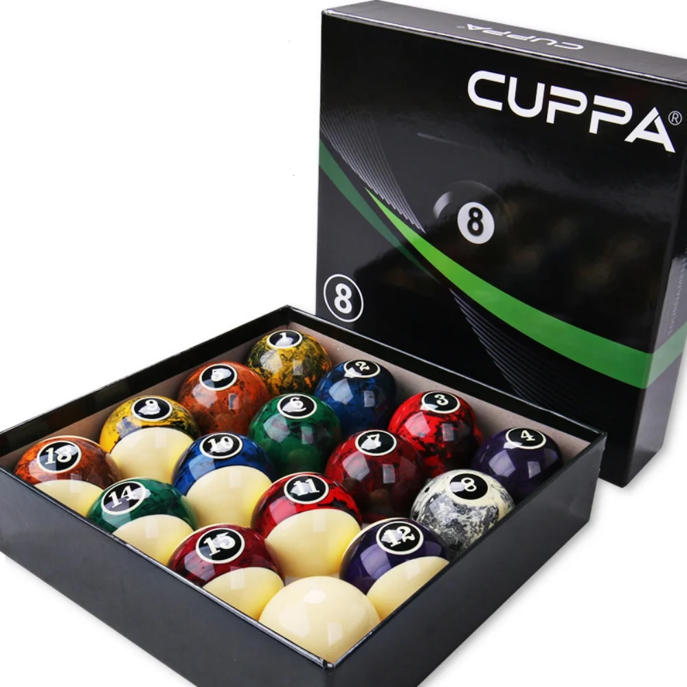Cuppa Phenolic Resin Series Billiard Pool Ball 2-1/4"(57.2mm) Set