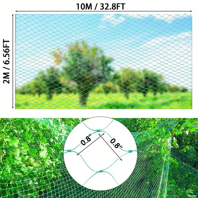 Anti Bird Netting Pond Pool Protection Net Mesh Garden Plant Fruit Tree Vegetables Flower Traps Netting Protect Pest Control 2