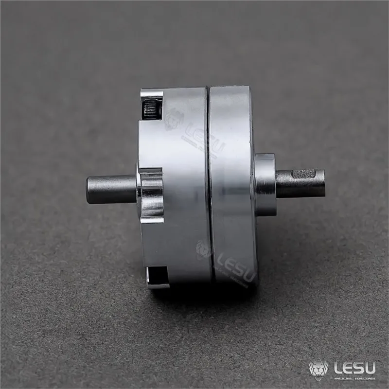 Pièce métallique du cylindre hydraulique LESU 270° pour excavatrice RC 1/14, finition argentée