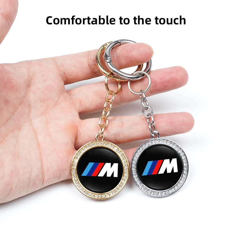พวงกุญแจโลโก้รถยนต์สำหรับตกแต่งรถยนต์ BMW M E46 E90 E60 F30 G20 X1 X2 X3 X4 X5 X6 X7 i3 i4 i5 i7 M2 G30 สำหรับผู้ชายและผู้หญิง 2