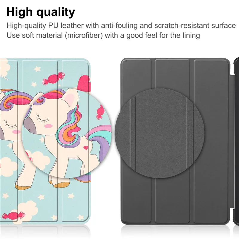 Capa Rígida para Xiaomi Redmi Pad Bonito Unicórnio e Borboleta Capa Traseira para pc Rígida Capa para Tablet 1061 em 2023 - Imagem 3