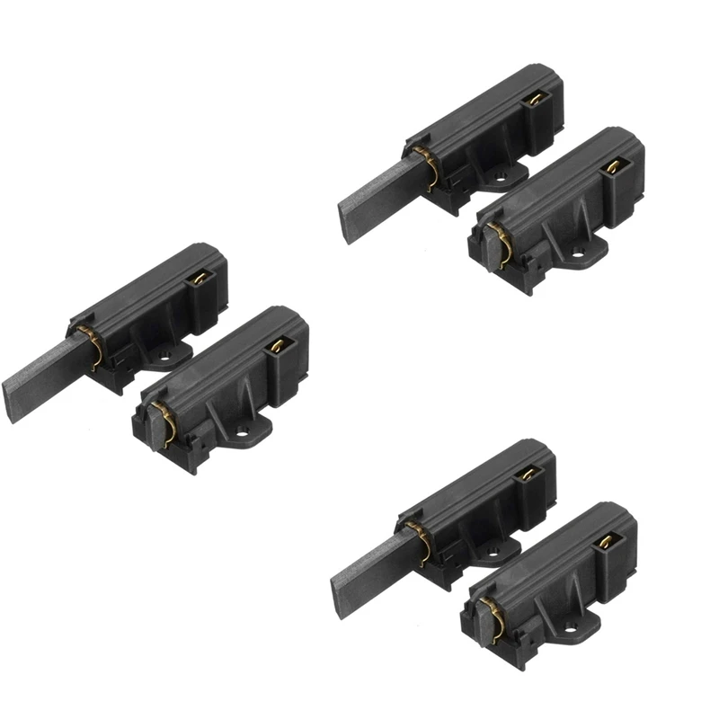 

6X Washing Machine Electric Motor Carbon Brush,Sole Motor Carbon Brushes Sole For Zanussi Electrolux 4006020152 5X13X35