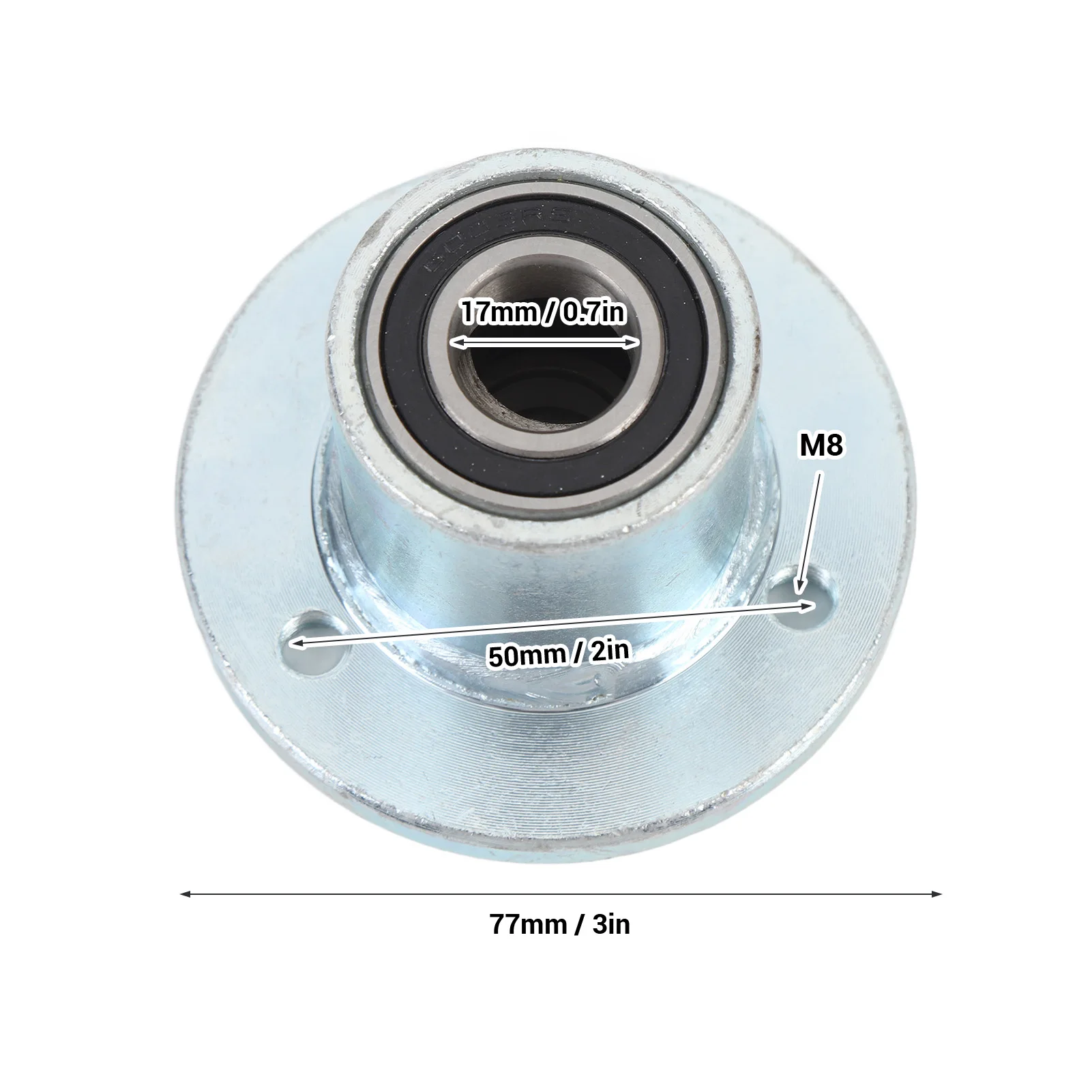 Moyeu De Roue Zoternen 2PCS 17 Mm Avant Avec Joint De Roulement En Acier En Acier Impact Resistant A La Stabilite Amelioree Pour Go Kart Atv Utv Quad Velo 87442405 Roue 12 Pouces