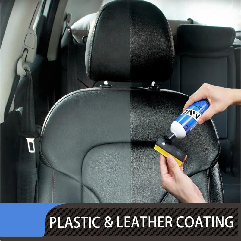

Interior Plastic Restore For Car Leather Seat Waxing Pollishing Spray Auto Cleaning Detailer Plastic Parts Repair Agent