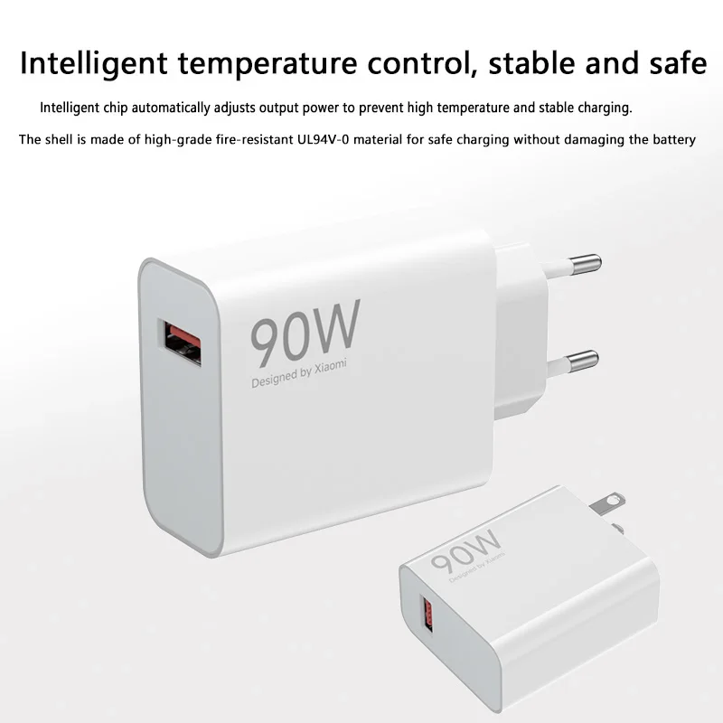 Enhanced Product Title: High-Speed 90W Turbo Charger with USB Type-C Cable
