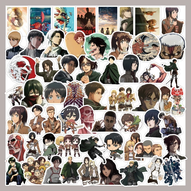 Shingeki No Kyojin Stickers for Sale