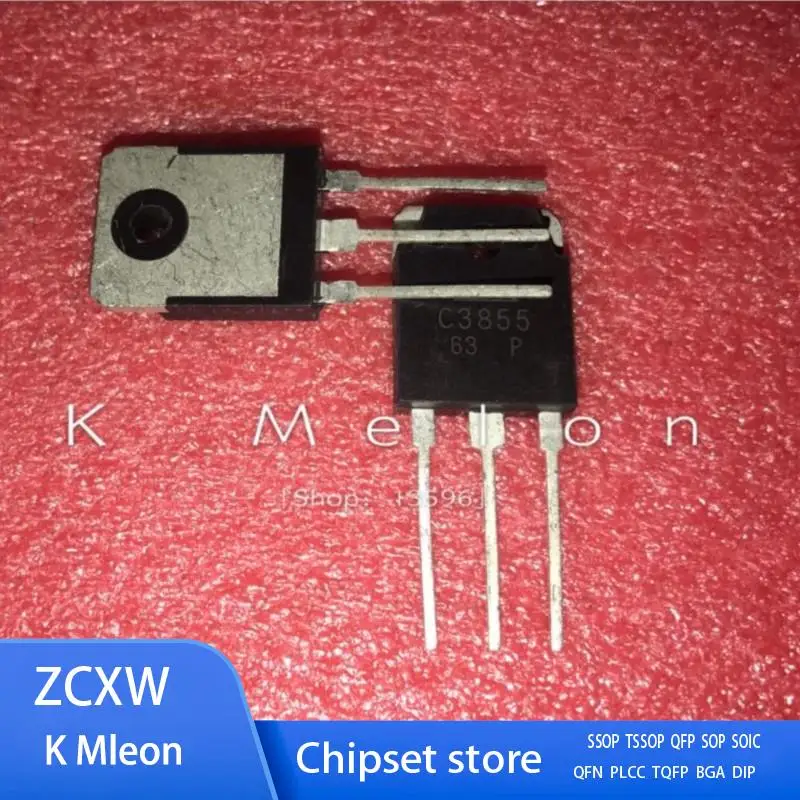 

10 пар 2SA1491 A1491 + 2SC3855 C3855 TO-3P Silicon NPN + PNP аудиоусилитель транзистор