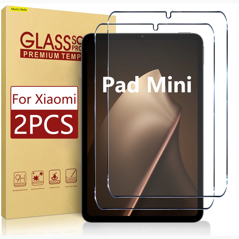 Protecteur d'écran pour Xiaomi Pad Mini 8.8, 2 pièces, en verre trempé, Film 9H