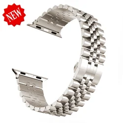 Premium Stainless Steel Watch Strap for 42 44 45 46mm  49MM (Starlight)