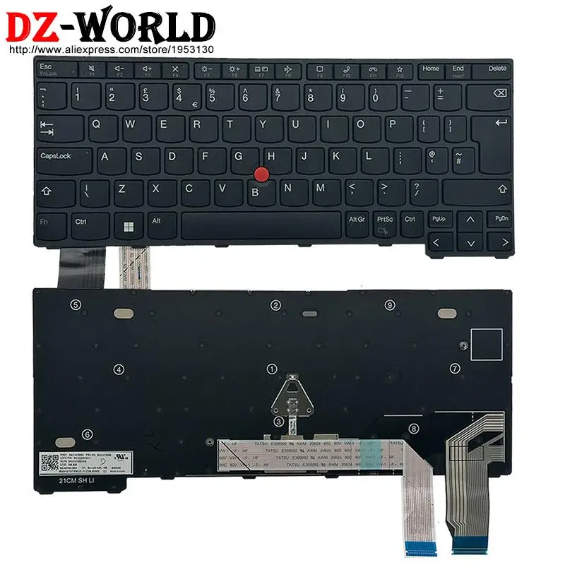 Eua uk Inglês jp Teclado Japonês para Lenovo Thinkpad X13 Gen2 Gen3 L13 Yoga Gen4 5n21h77079 5n21h76996 5n21a21845 5n21a21808 - Imagem 4