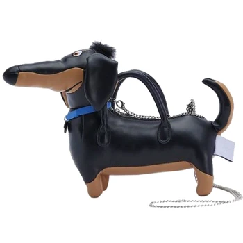 Dachshund Dog Shape Handbag 1