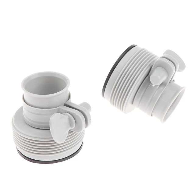 2Db Medence Tömlőkonverziós Adapter Szűrőszivattyúkhoz Sósvízi Rendszer Alkatrészek - Image 5