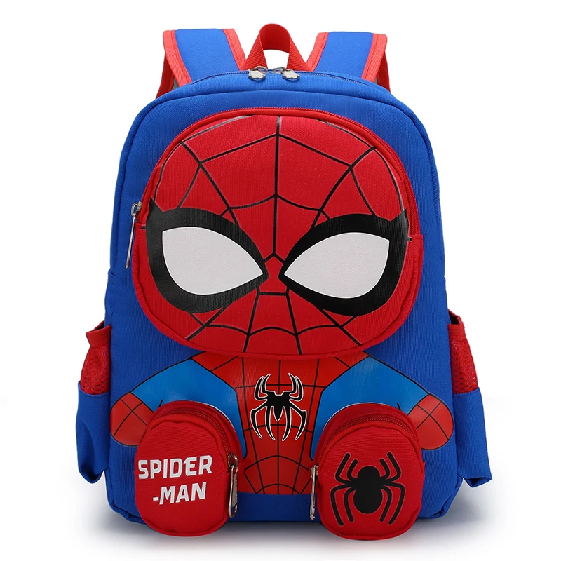 Herocross Spiderman Backpacks Super Heroes Student School Bag Cartoon 3d Stereo Kindergarten Backpack Children's Travel Bag Gift 4