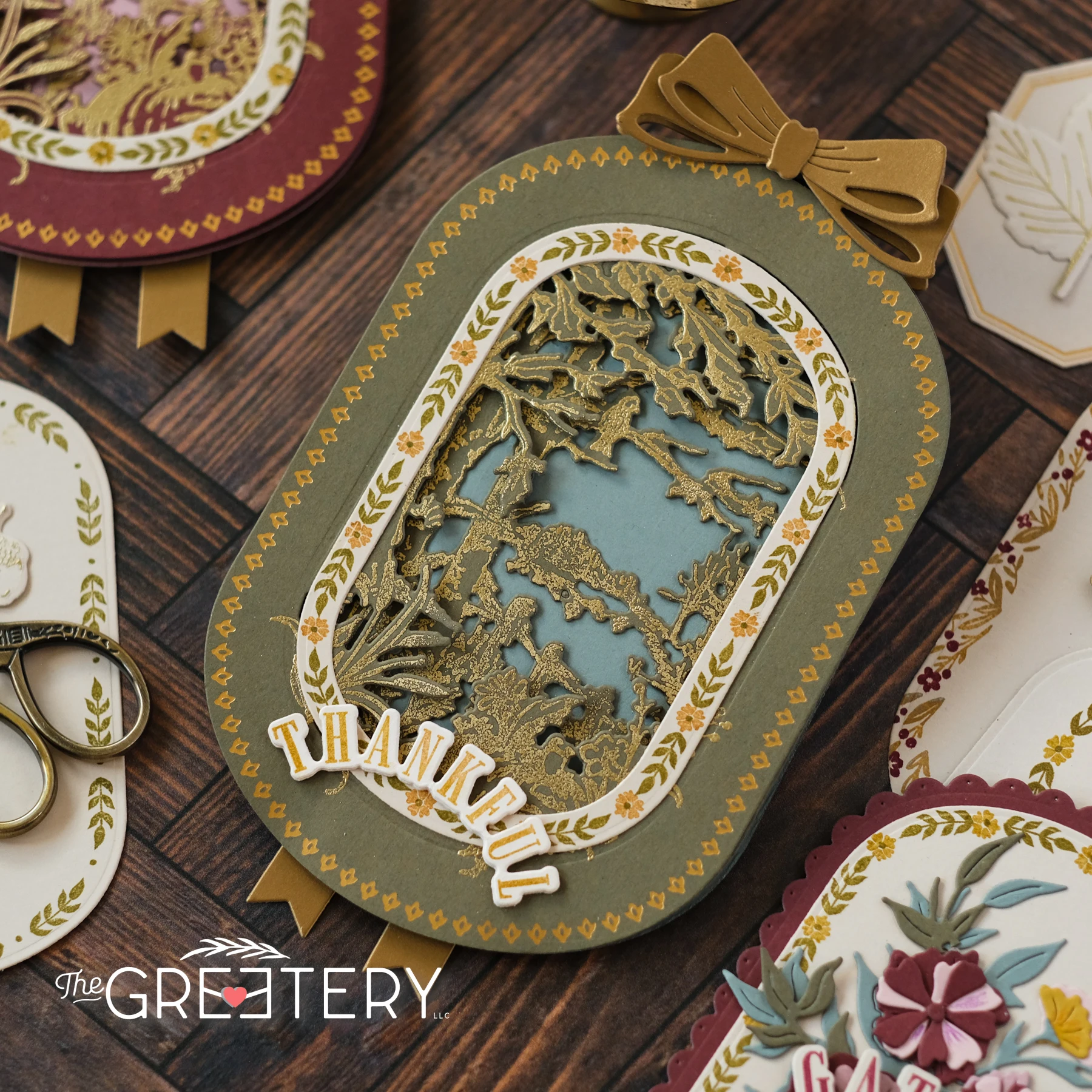 Metal Cutting Dies Craft Stencil Embossing Cutting Die Cutting Dies Scrapbook Stamps Autumn Thankful & Blessed Metal Cutting Dies Stamps Stencil DIY Scrapbook Handmade Greeting Card Embossing Template 2025