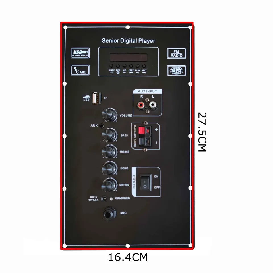 Amplificateur Bluetooth BT-669, Stéréo 2 Voies, USB/SD, MP3, Karaoké, Neuf