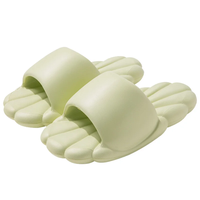 Thick Sole Slippers Women's 2023 Summer Bathroom Home Simple Man Soft Sole Couple EVA Slippers Ins Outdoor Beach Sandals