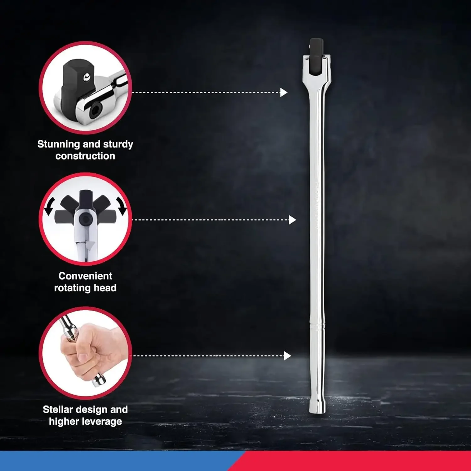 1/2" Drive Breaker Bar Wrench 5