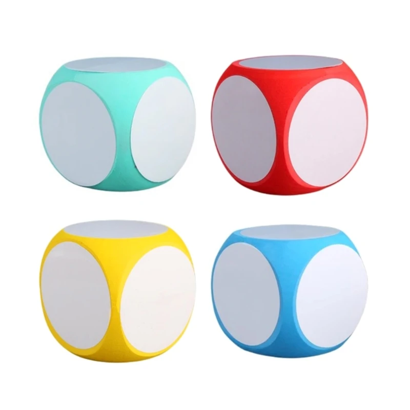 

Colorful Write On Wipe Off Dry Erase Block, Cubes for Numbers Dropship