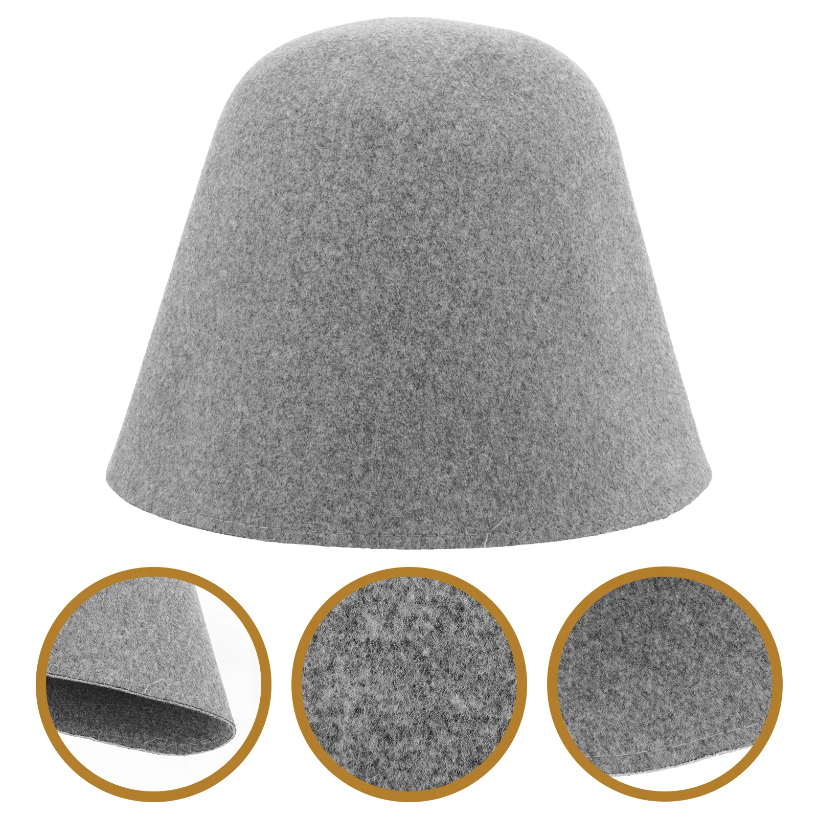 

Lightweight Sauna Hat Portable Sauna Hat Comfortable Sauna Room Hat Wool Felt Shower Cap Sauna Bathroom Accessories