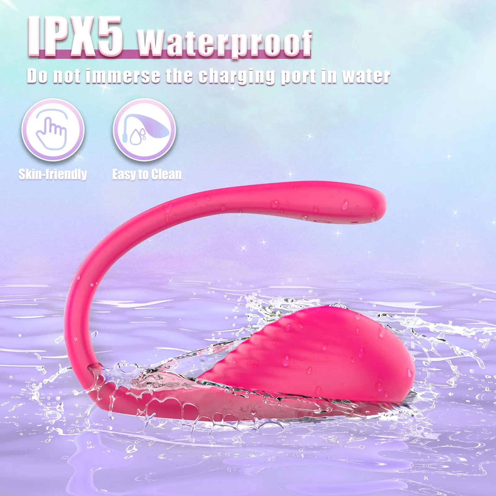 Clitoral Stimulator Adult Sex Toy App Remote Control Vibrator-Couple Sex Toy Wearable Panties Egg Vibrator Suitable for Women Lo