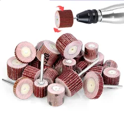 21PCS for Dremel Accessories Sandpaper Sanding Flap Polishing Wheels Sanding Disc Shutter Polishing Wheel for Rotary Tool