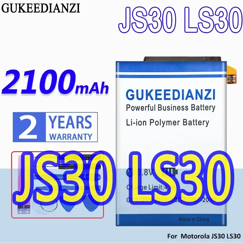 

High Capacity GUKEEDIANZI Battery 2100mAh for Motorola Moto JS30 LS30 Mobile Phone Batteries