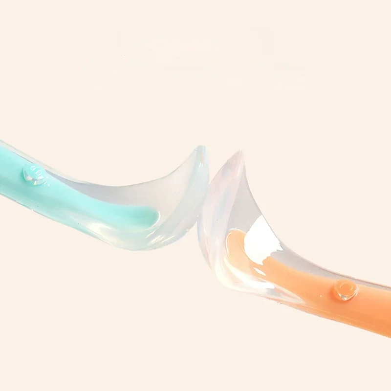 Baby silicone feeding spoon Soft Spoon Training Feeding Spoons Children kids Infants Food supplement spoon food grade Temperature Sensing
