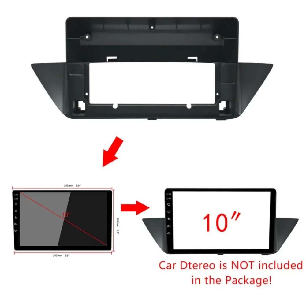 ȵ̵ ڵ DVD ÷̾ Ʈ, 10.1 ġ BMW X1 E84 2010-2015  CD Ʈ ġ ŰƮ, ڵ DVD þ г 