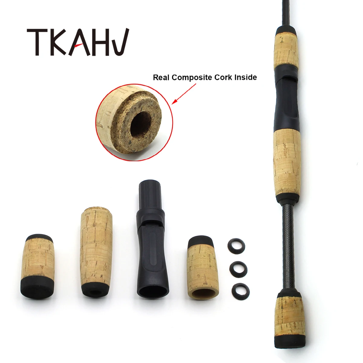 

Набор спиннинга TKAHV, Высококачественная композитная пробка с 16 # FDS катушкодержателем похожего типа, ремонт своими руками