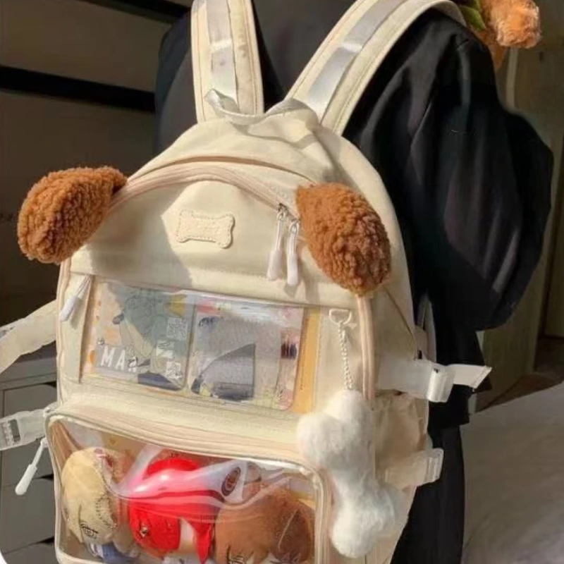 Fashion Sweet Y2k Aesthetic Kawaii Backpacks Casual Women All Match Ins Rucksack Streetwear Trendy All Match Students Schoolbags 5