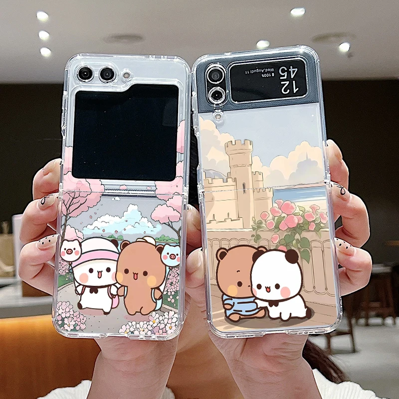 Cute Cartoon Bubu Dudu Hard Folding Phone Case Cover
