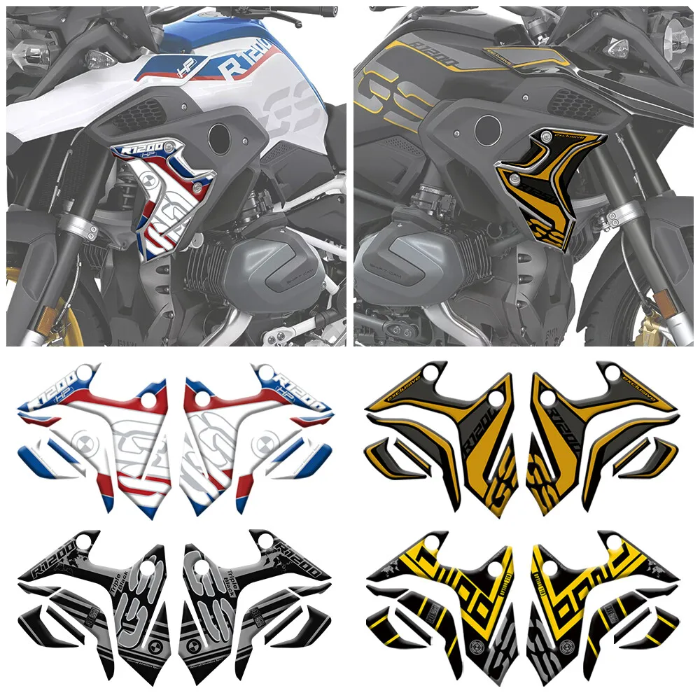 

R1200GS 40 Years For BMW R1200GS R1200 GS 2014 2015 2016 2017 2018 Motor Accessories Radiator Guard Protector 3D Sticker