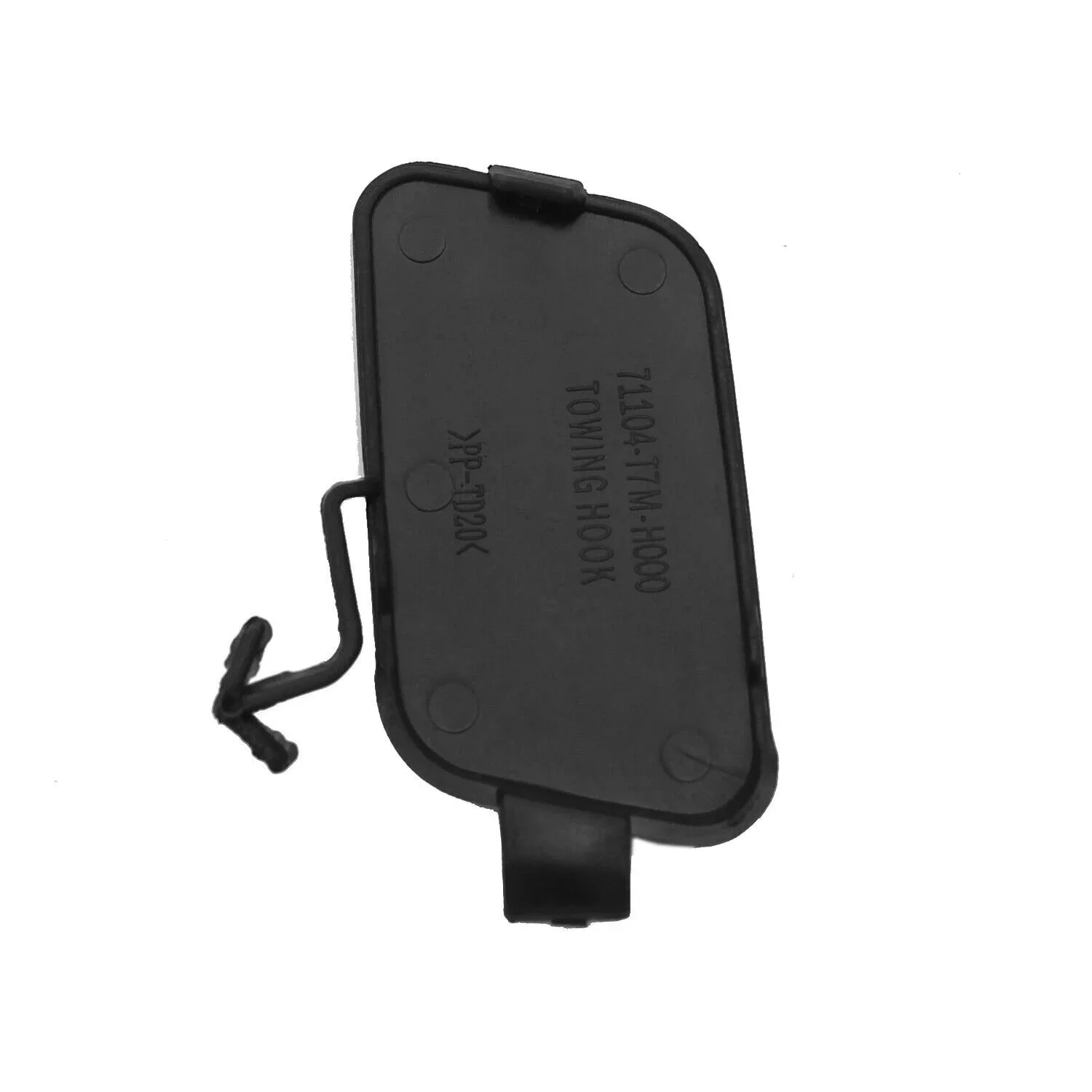 ABS Black Car Front Bumper Tow Hook Eye Cap Trailer Cover Fit for Honda HR-V Auto Accessories Exterior Parts car rear bumper hook cover