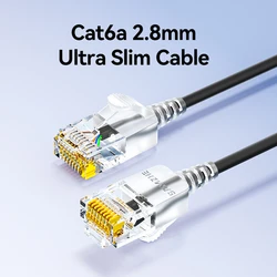 SAMZHE Slim High - Speed Internet Cable 10Gbps Network LAN Patch Cable - 10m (Black)