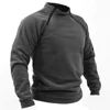 Men's Tactical Outdoor Fleece Jacket Clothes Warm Zippers Pullover Men Windproof Coat Thermal Hiking Sweatshirt 6