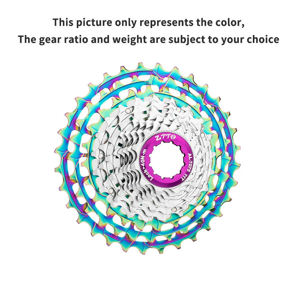 ZTTO SLR Gen3 11speed Road Bike Cassette 11 Speed 11-32 Purple Red