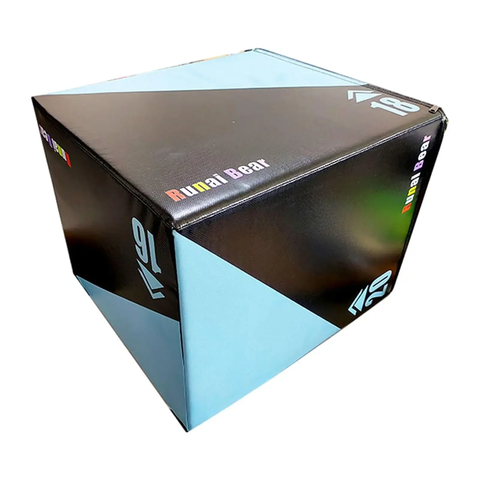 Plyometric Jump Box High Density Sweatproof Multifunctional Strength Training for Gym Conditioning Workout Home Exercise