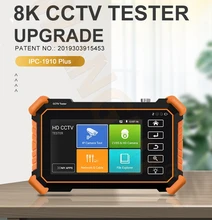 

IPC-1910 4 inch CCTV Tester IP camera Monitor H.265 8MP AHD CVI TVI camera tester DC12V output New item WIFI PTZ UTP cable test