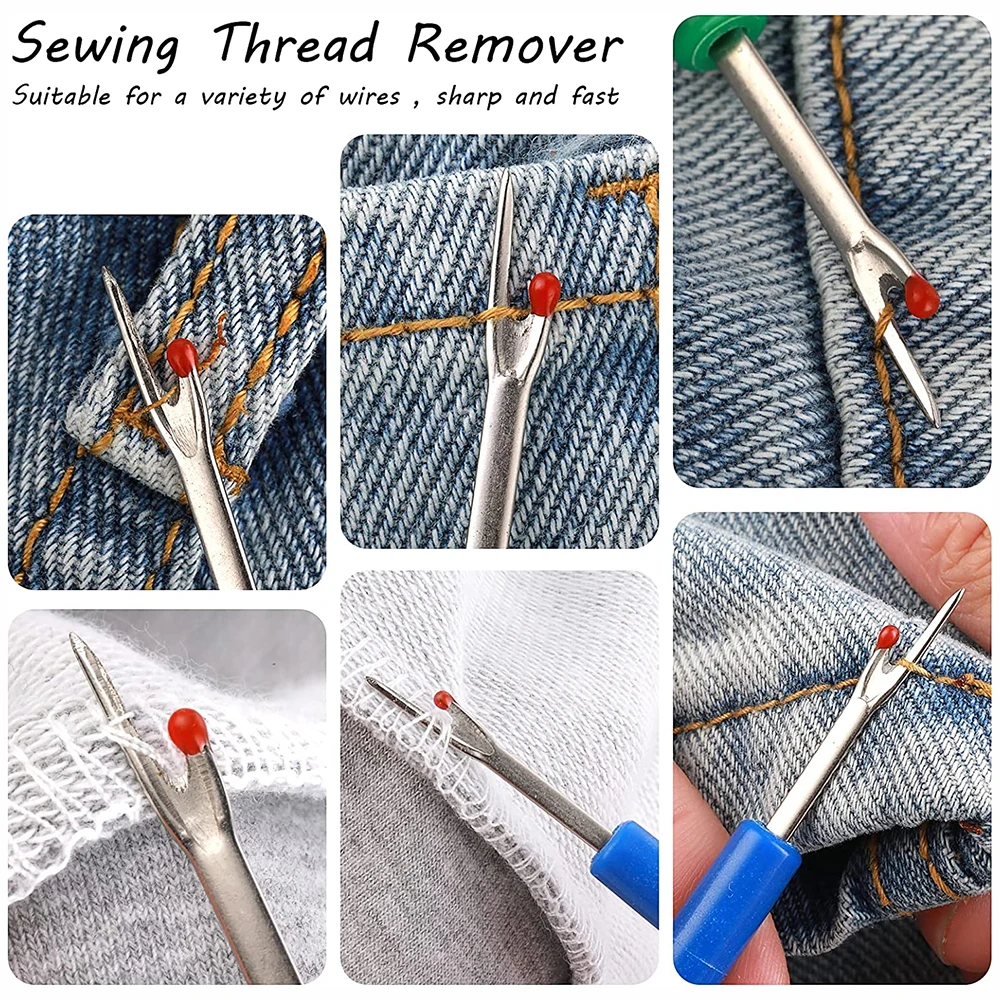 8pcs Sewing Machine Cleaning Kit Tweezer Double Headed Brush Screwdrivers  Sewing Seam Rippers for Repair Machine Sewing Tools