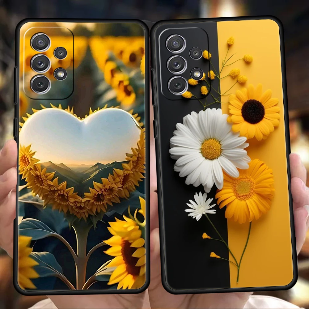 Sunflower Soft Shell Phone Case - Vibrant Design with Enhanced Protection